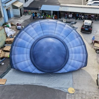 거대한 풍선 UFO 비행접시 모델