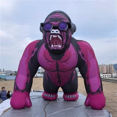 풍선 동물-모양의 무대